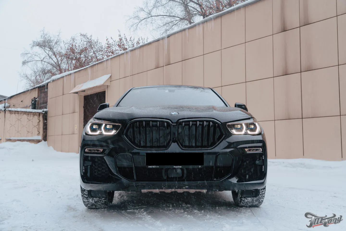 Антихром элементов экстерьера для BMW X6